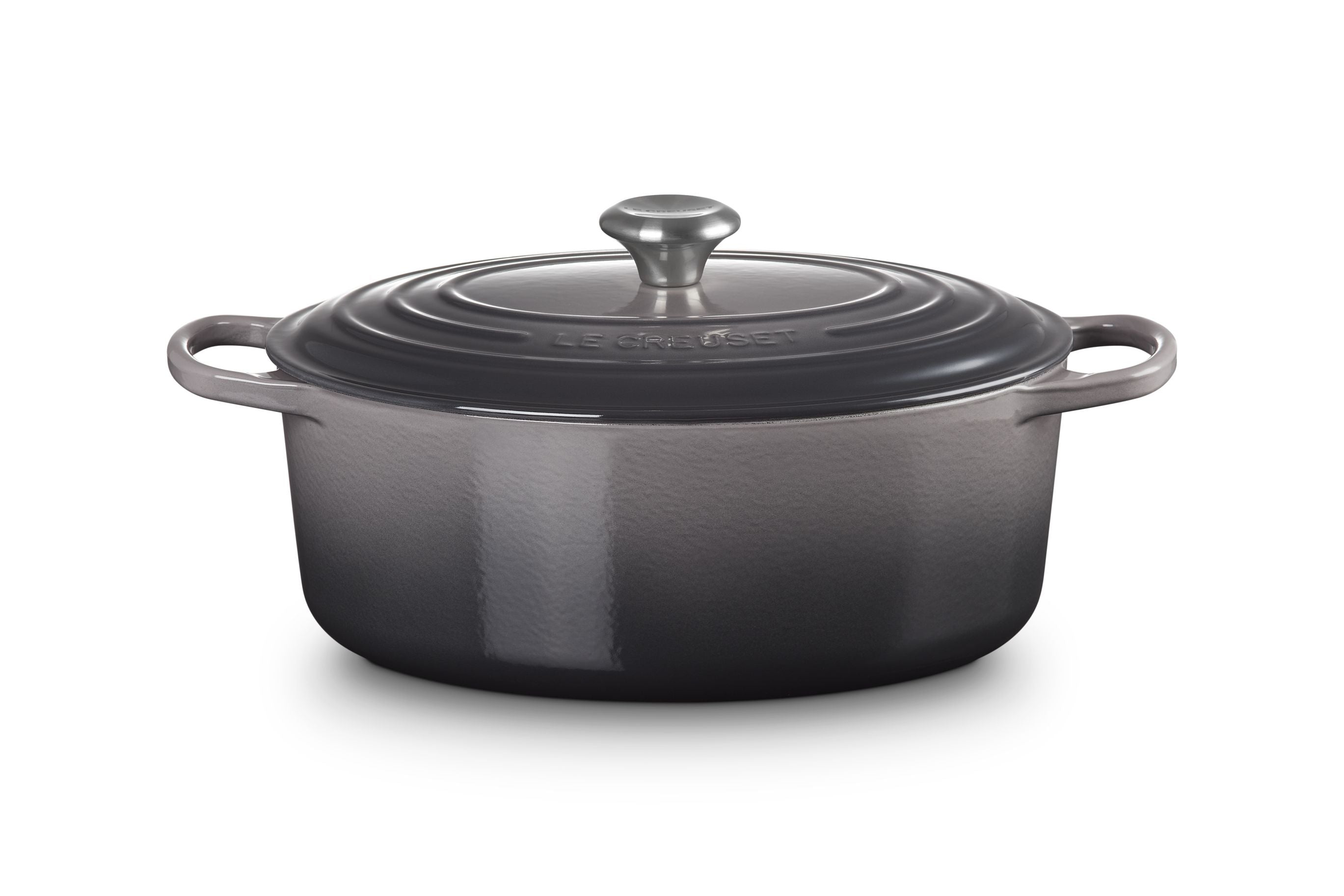 [product_category]-Le Creuset Signature Oval Roaster 31 Cm, Flint-Le Creuset-0024147271741-21178314442430-LEC-2