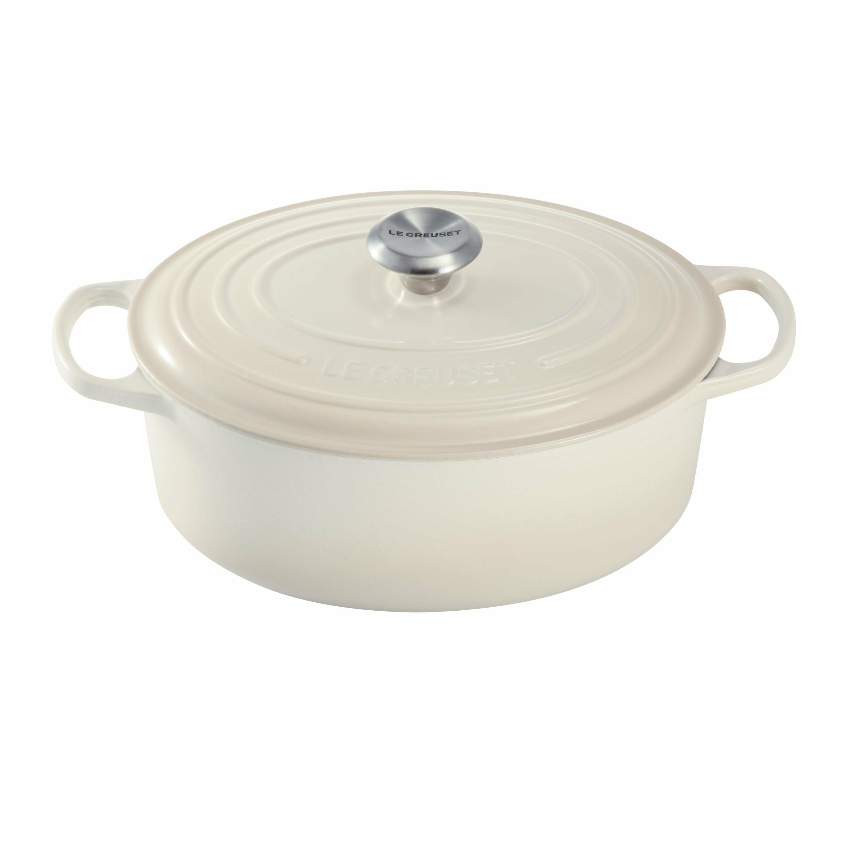 [product_category]-Le Creuset Signature Oval Roaster 31 Cm, Meringue-Le Creuset-24147303473-21178317164430-LEC-1