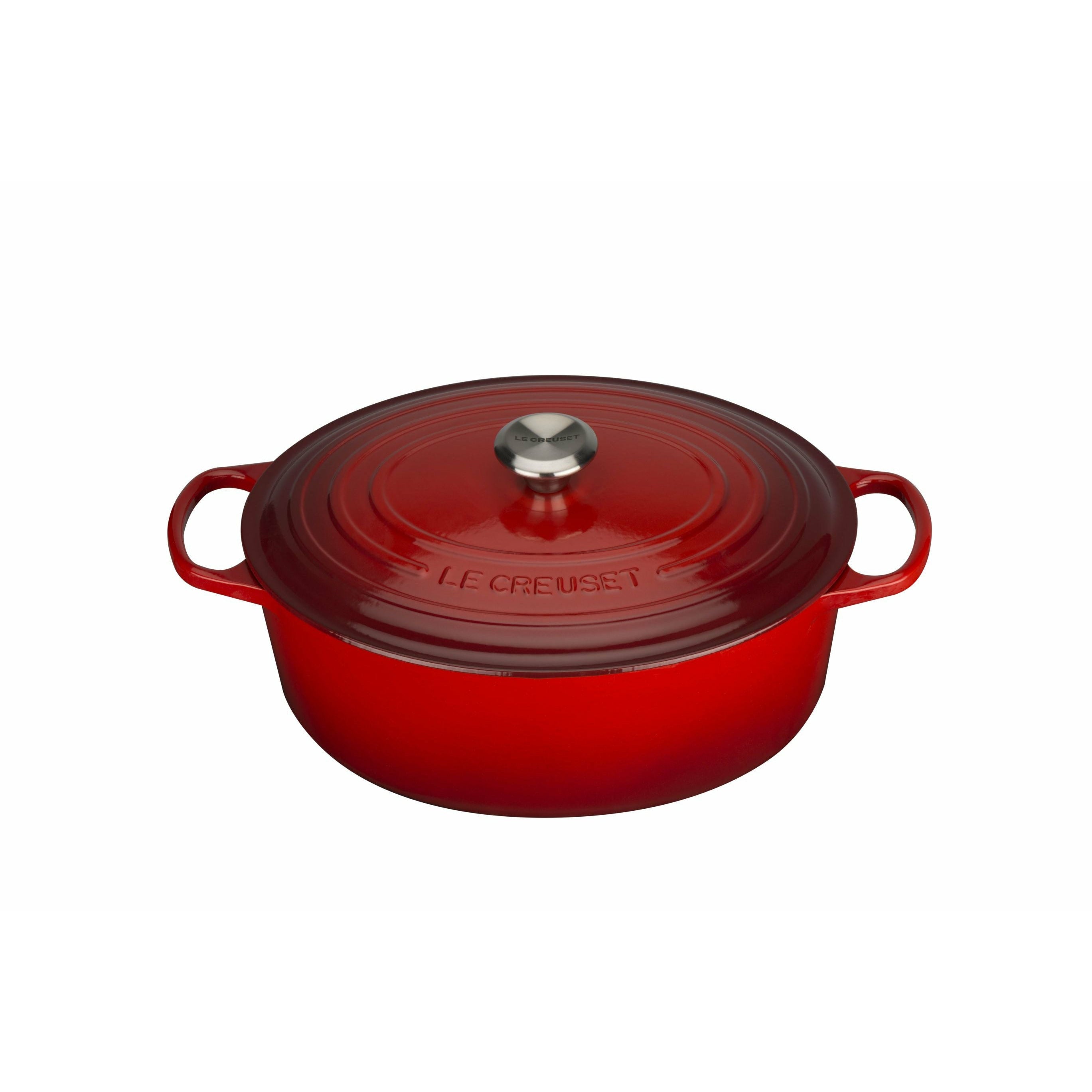 [product_category]-Le Creuset Signature Oval Roaster 33 Cm, Cherry Red-Le Creuset-24147265009-21178330602430-LEC-1