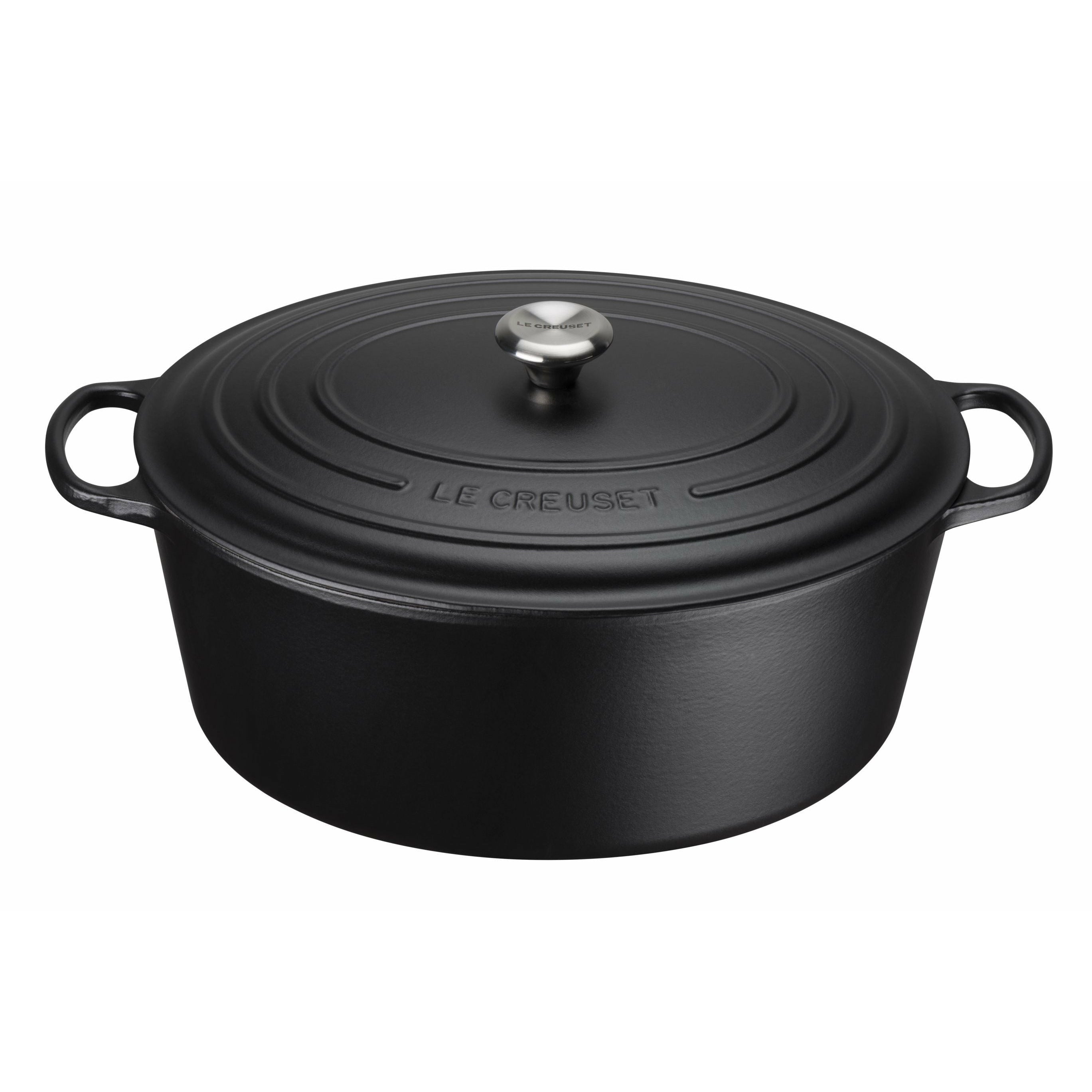 [product_category]-Le Creuset Signature Oval Roaster 40 Cm, Black-Le Creuset-24147263388-21178400000430-LEC-1