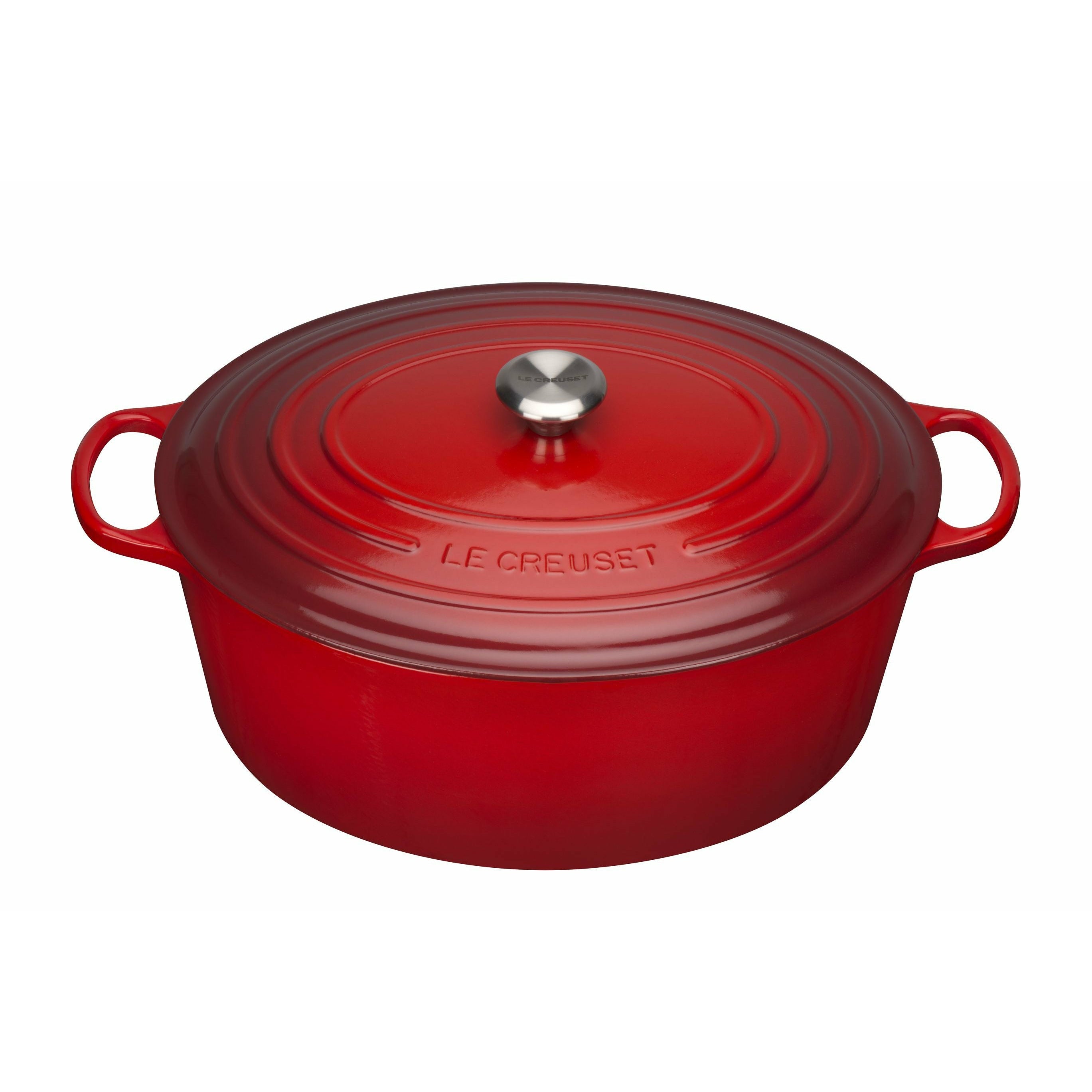 [product_category]-Le Creuset Signature Oval Roaster 40 Cm, Cherry Red-Le Creuset-24147263395-21178400602430-LEC-1