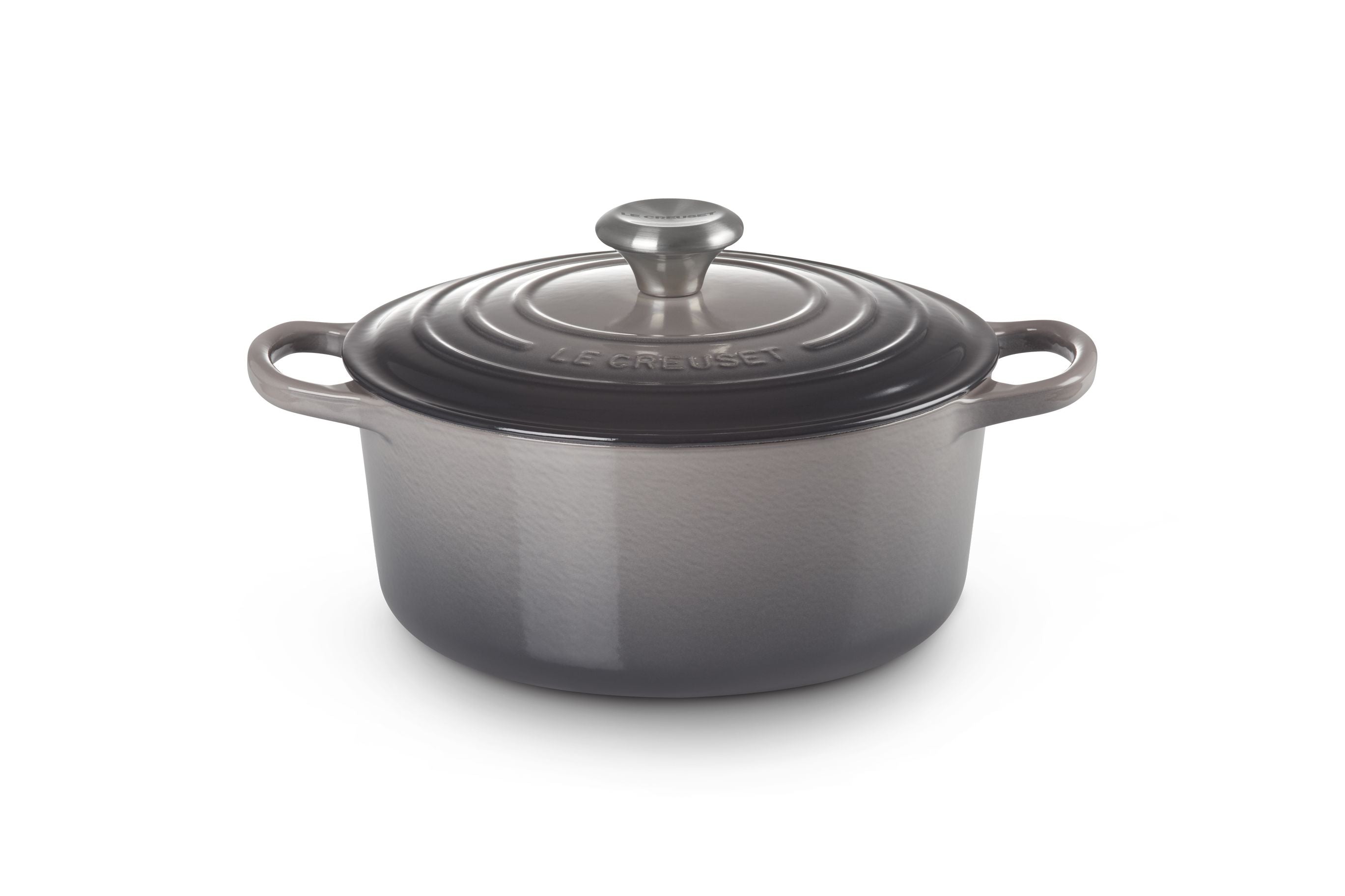 [product_category]-Le Creuset Signature Round Roaster 24 Cm, Flint-Le Creuset-0024147267485-21177244442430-LEC-3