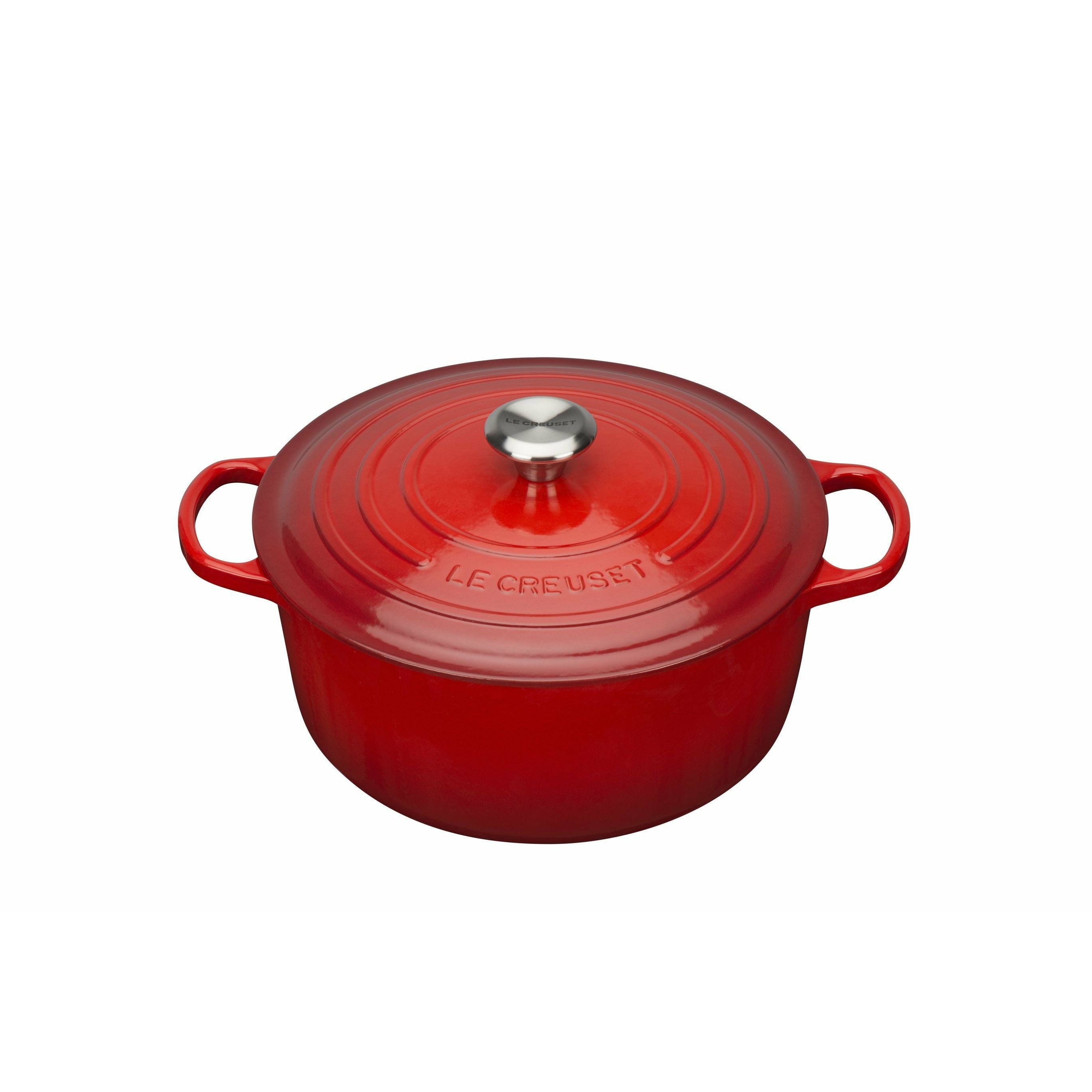 [product_category]-Le Creuset Signature Round Roaster 26 Cm, Cherry Red-Le Creuset-24147260912-21177260602430-LEC-1