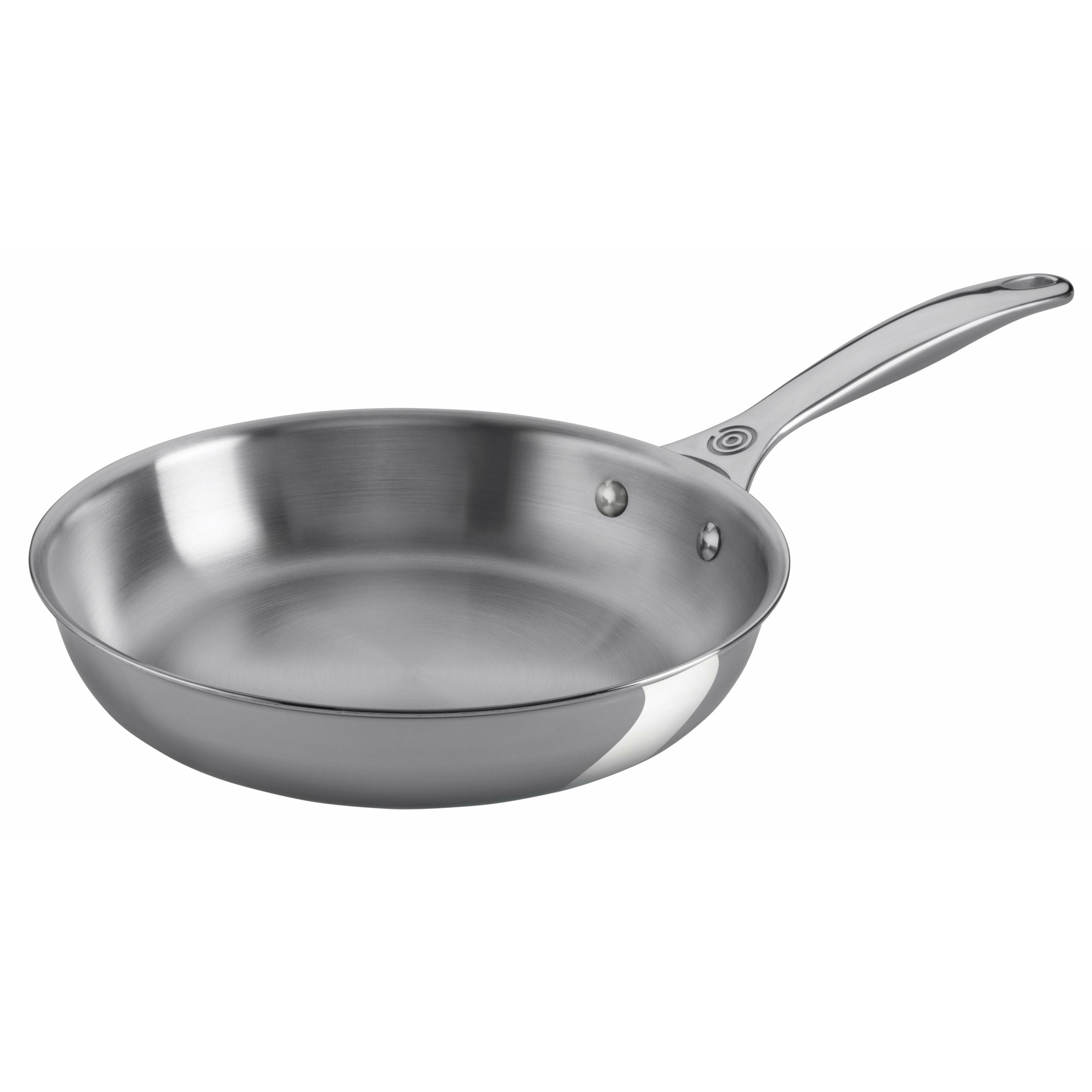 [product_category]-Le Creuset Signature Stainless Steel Uncoated Frying Pan, 24 Cm-Le Creuset-630870155076-96600224000100-LEC-1