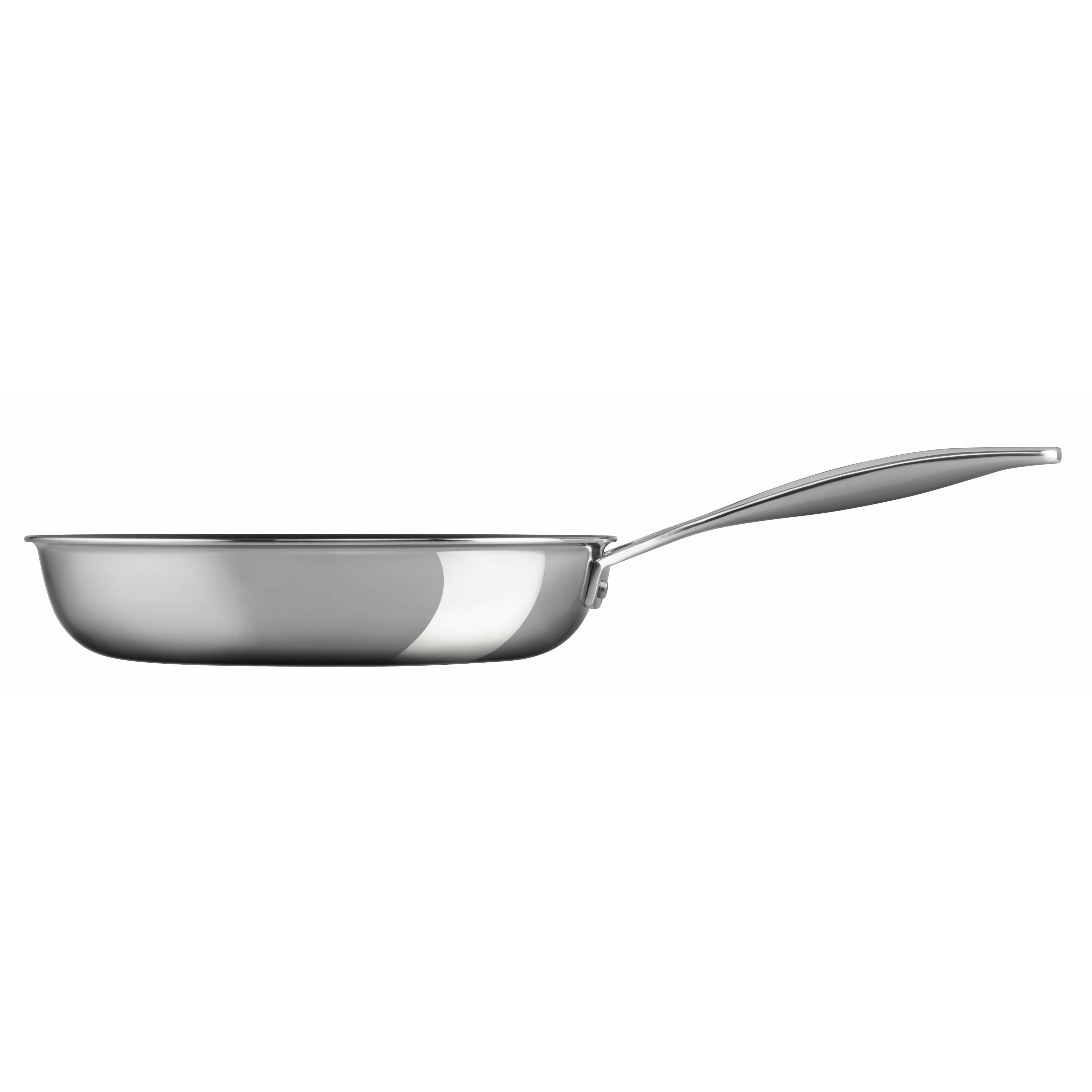 [product_category]-Le Creuset Signature Stainless Steel Uncoated Frying Pan, 24 Cm-Le Creuset-630870155076-96600224000100-LEC-2