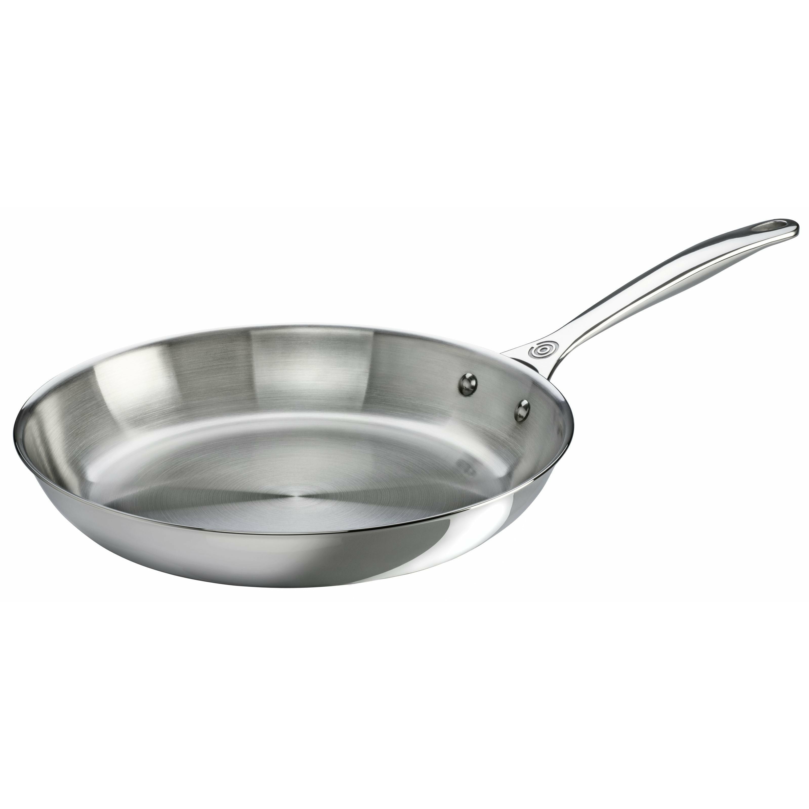 [product_category]-Le Creuset Signature Stainless Steel Uncoated Frying Pan, 26 Cm-Le Creuset-630870131346-96600226000100-LEC-1