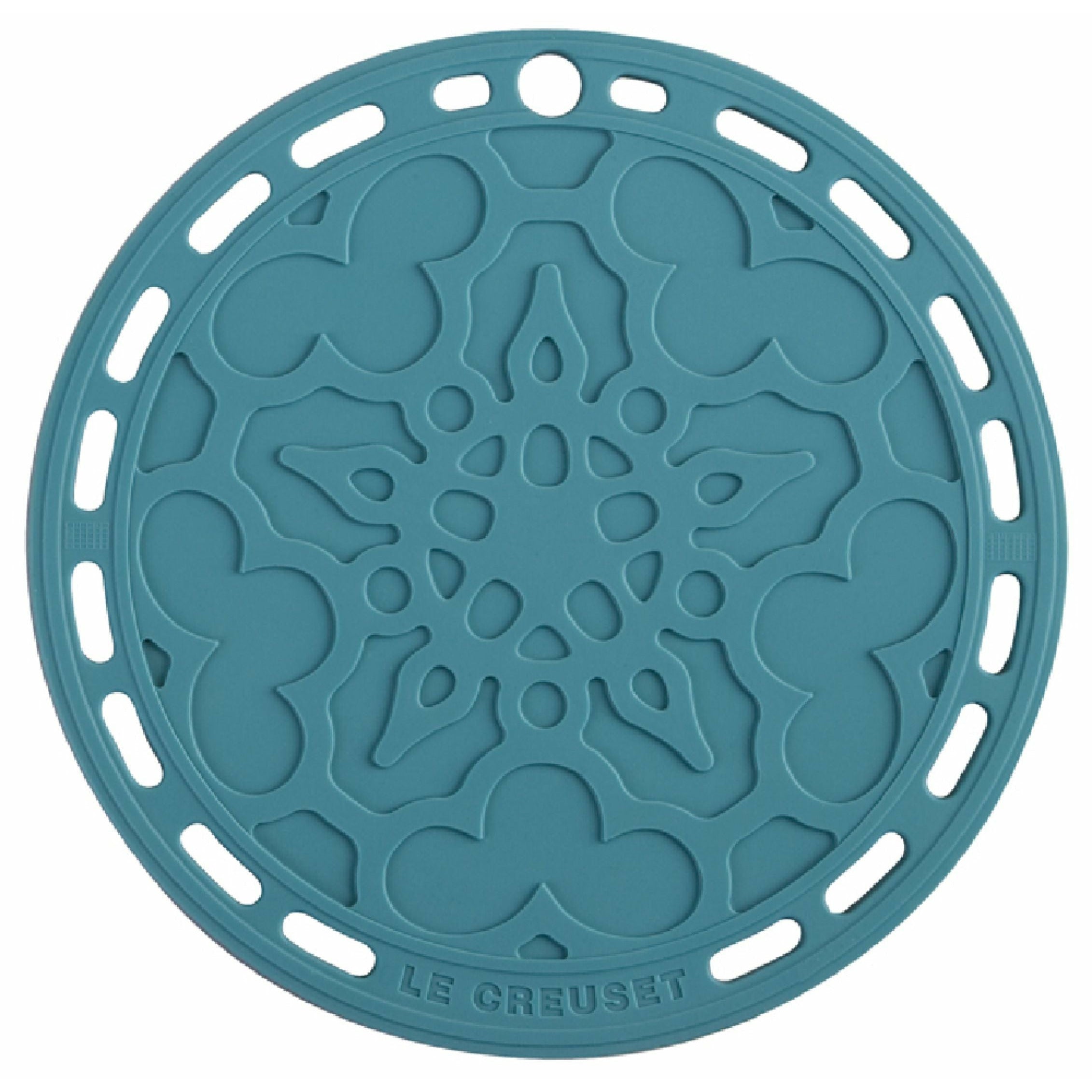 [product_category]-Le Creuset Silicone Coaster Tradition, Caribbean-Le Creuset-630870053853-93007300490000-LEC-1