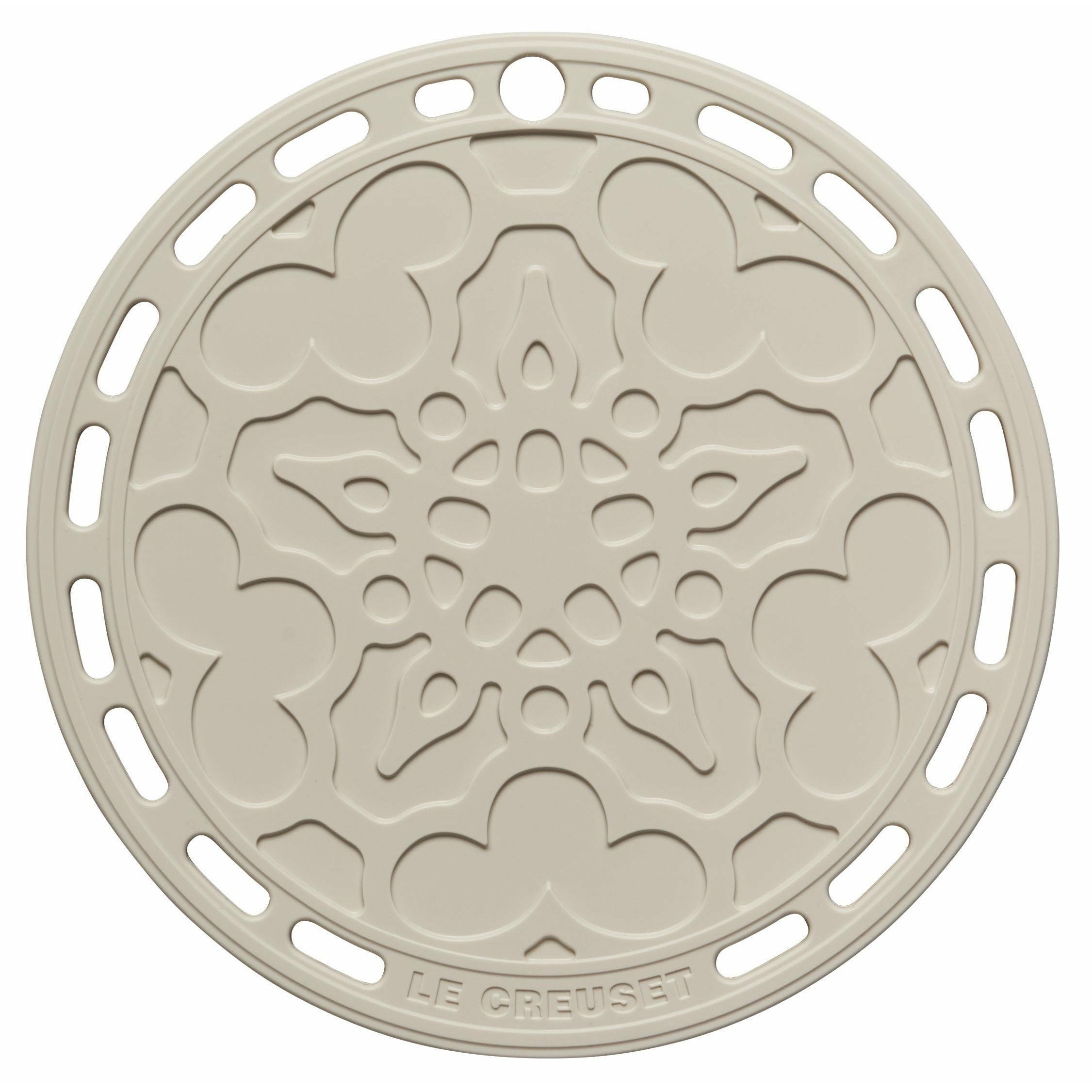 [product_category]-Le Creuset Silicone Coaster Tradition, Meringue-Le Creuset-630870255837-42401207160000-LEC-1