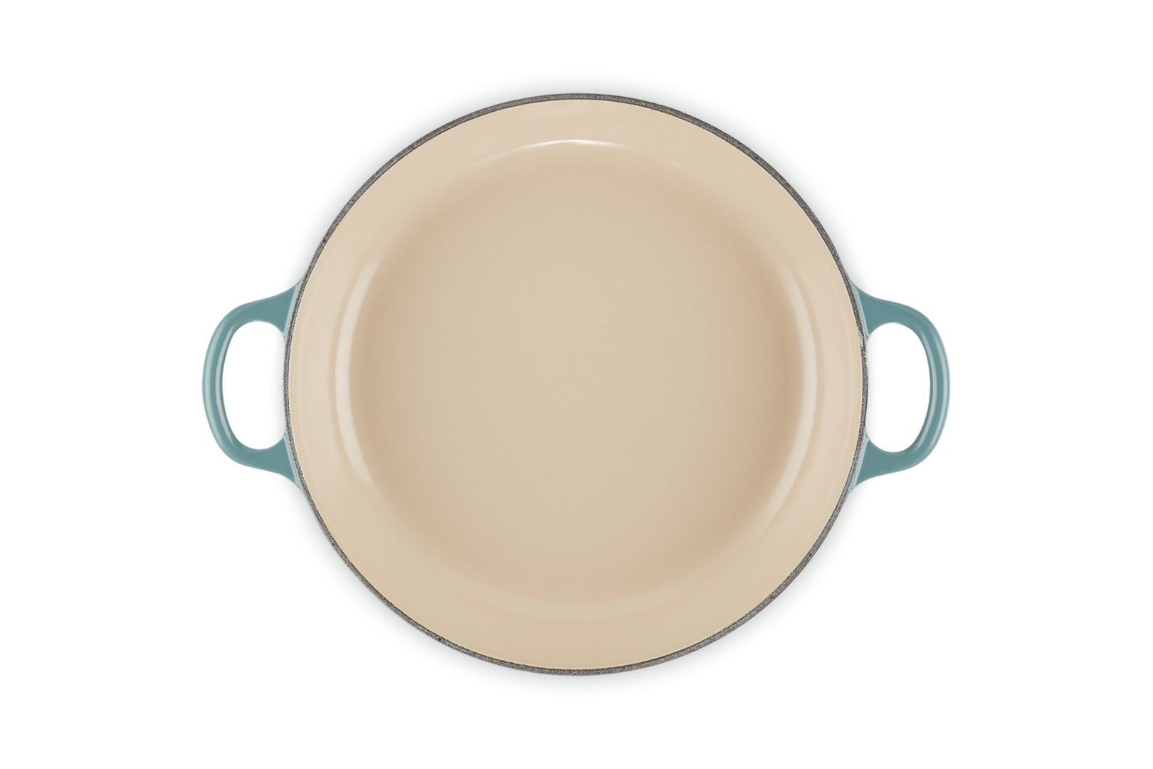 Casserole de la tradition du Creuset Gourmet avec bouton phénolique 26 cm, océan