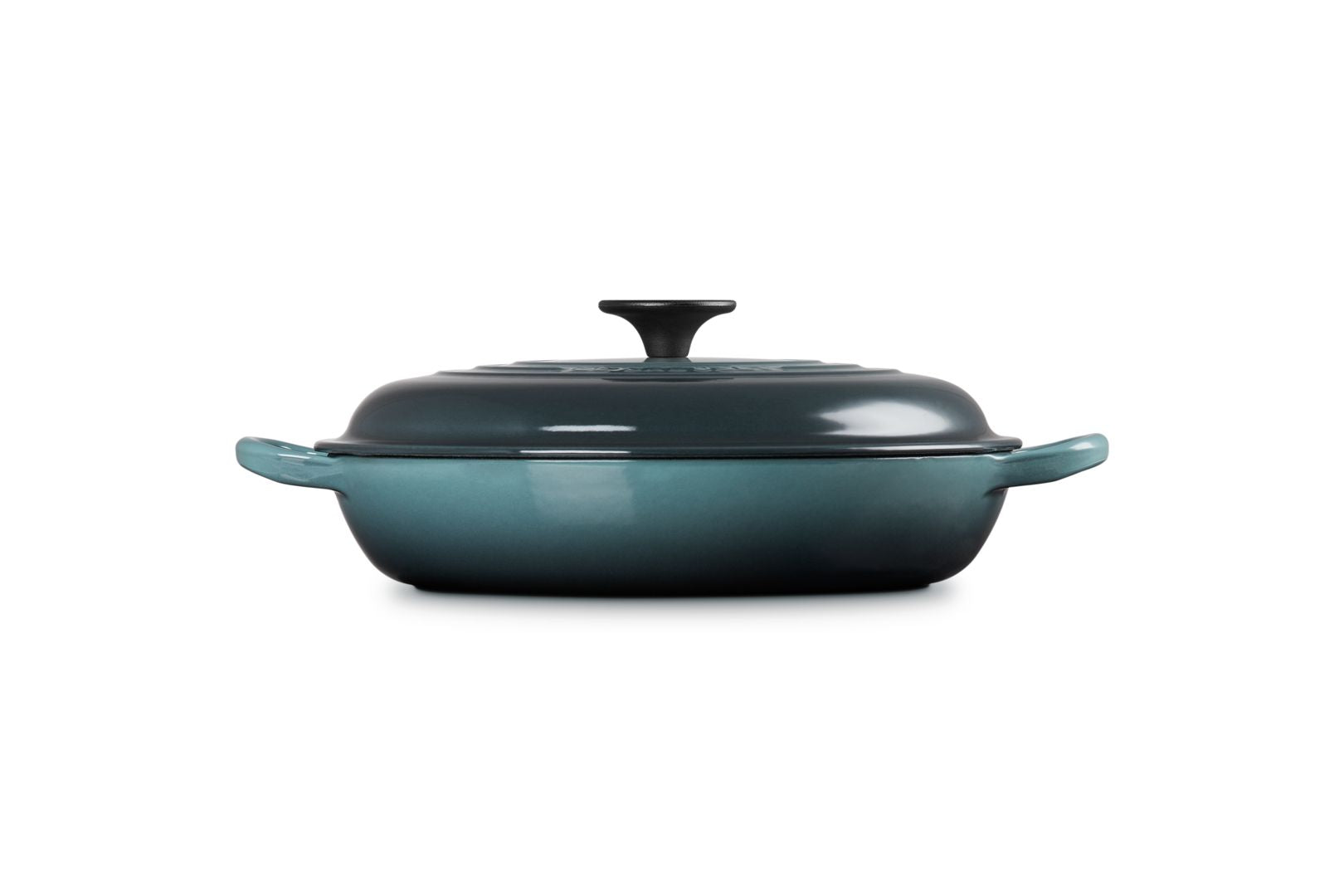 Casserole de la tradition du Creuset Gourmet avec bouton phénolique 26 cm, océan