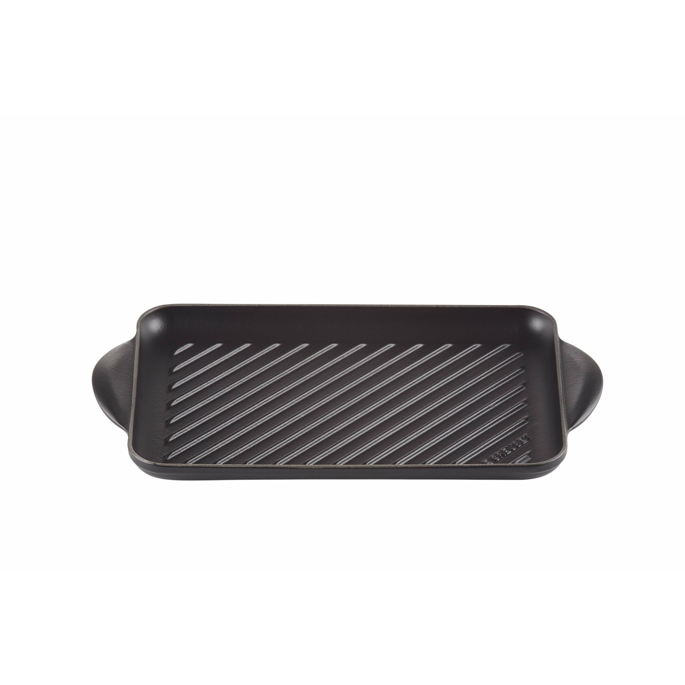 [product_category]-Le Creuset Tradition Rectangular Grill Plate 32 Cm, Black-Le Creuset-24147306078-20202320000460-LEC-1