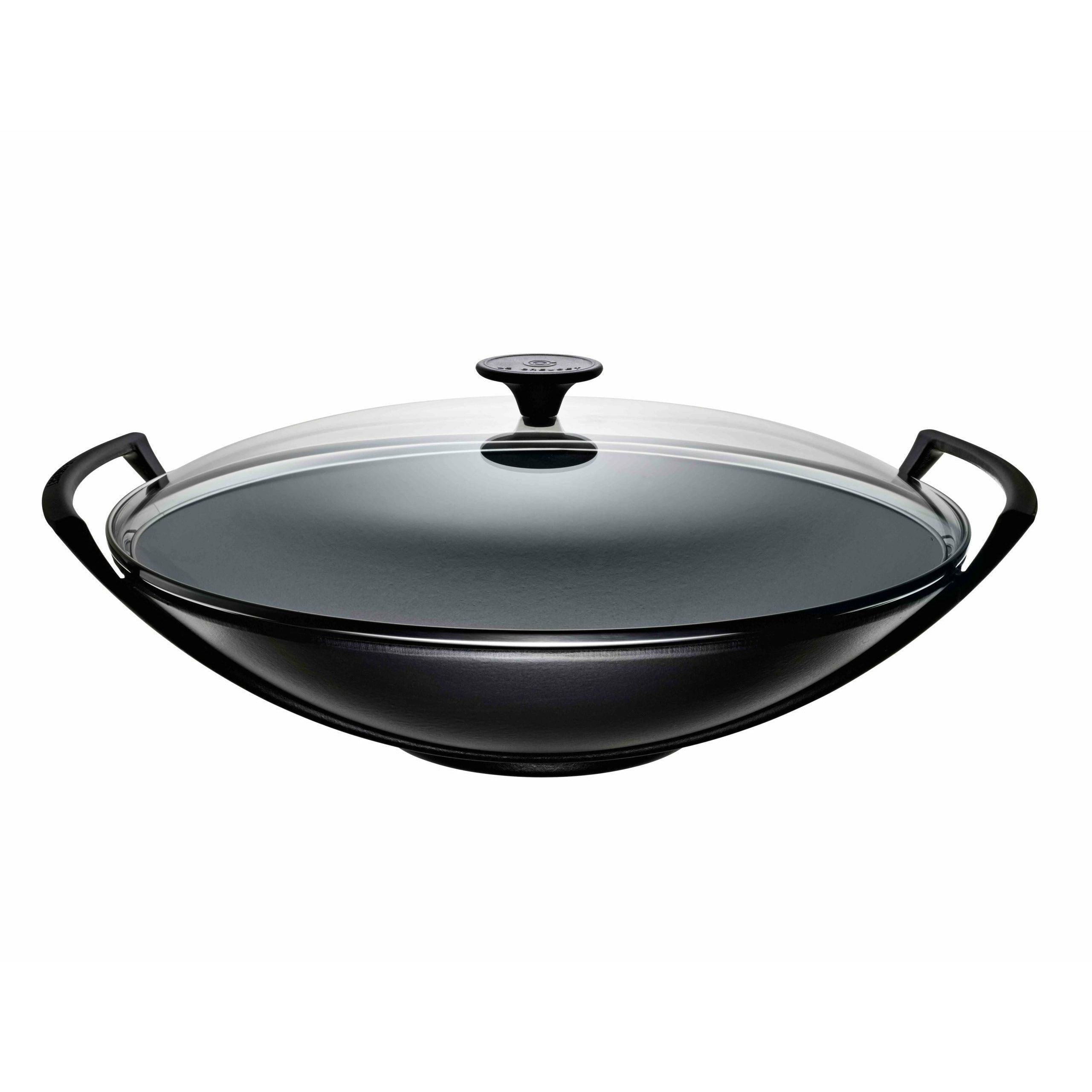 [product_category]-Le Creuset Wok With Glass Lid 36 Cm, Black-Le Creuset-24147127017-25304360000460-LEC-2