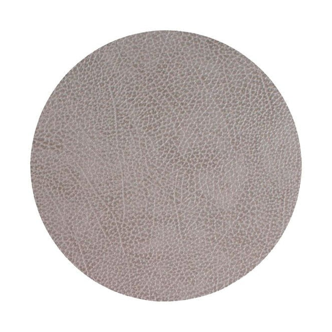 Lind DNA Circle Glass Coaster Hippo Leather, Anthracite Grey