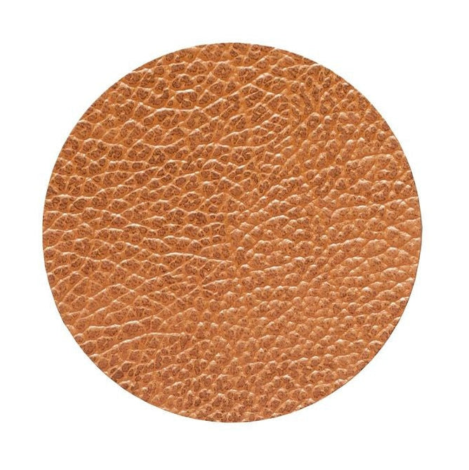 Lind DNA Circle Glass Coaster Hippo Le cuir, naturel