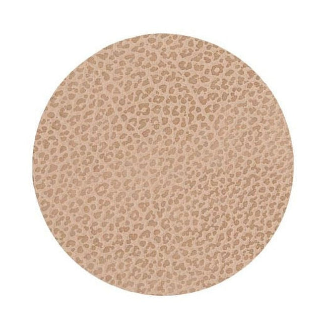 Lind DNA Circle Glass Coaster Hippo Leather, Sand