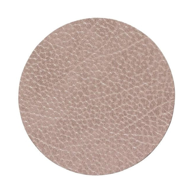 Lind ADN Circle Glass Coaster Hippo Leather, gris cálido