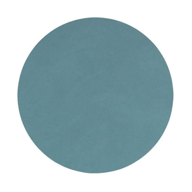 Lind DNA Circle Glass Coaster Nupo Leather, azul claro