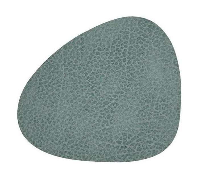 Lind ADN Curve Glass Coaster Hippo Cuir, Green pastel