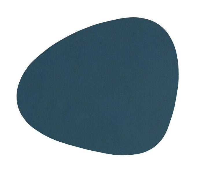 Lind ADN Curve Glass Coaster Nupo Leather, azul oscuro