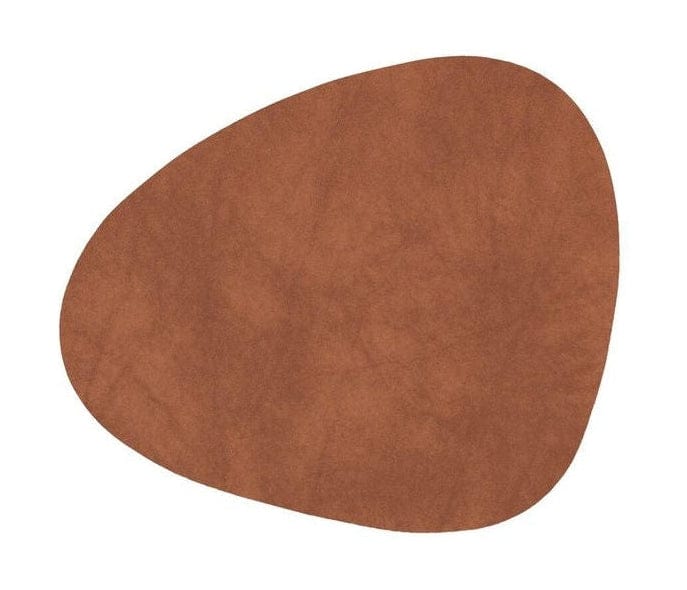 Lind ADN Curve Glass Coaster Nupo Leather, Natural