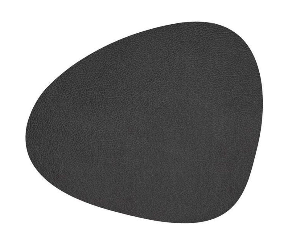 [product_category]-Lind Dna Curve Placemat Hippo Leather L, Black Anthracite-Lind DNA-5711591941454-981292-LIN-1