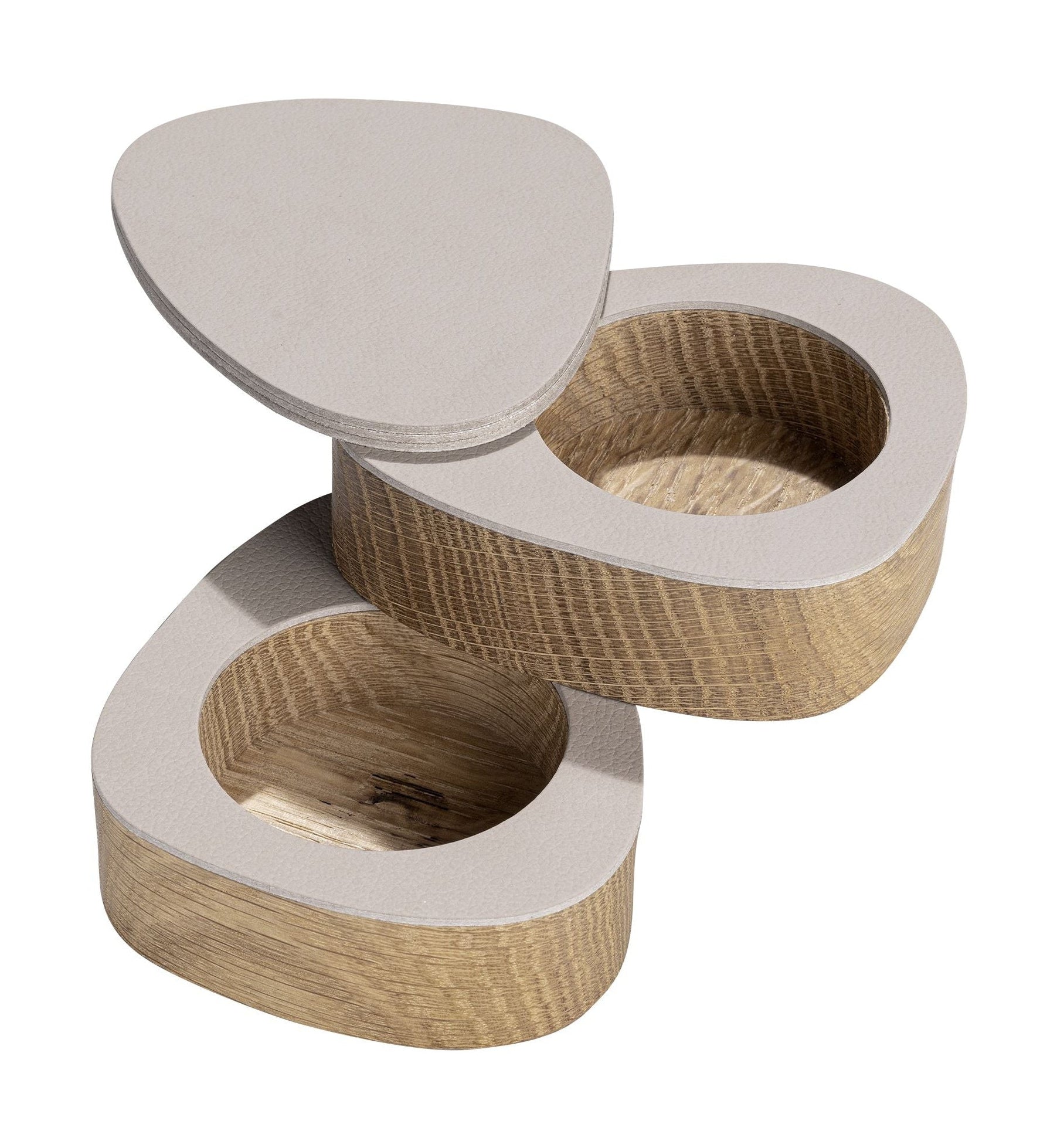 Curva de ADN de Lind y pimienta 2 pcs, arcilla marrón