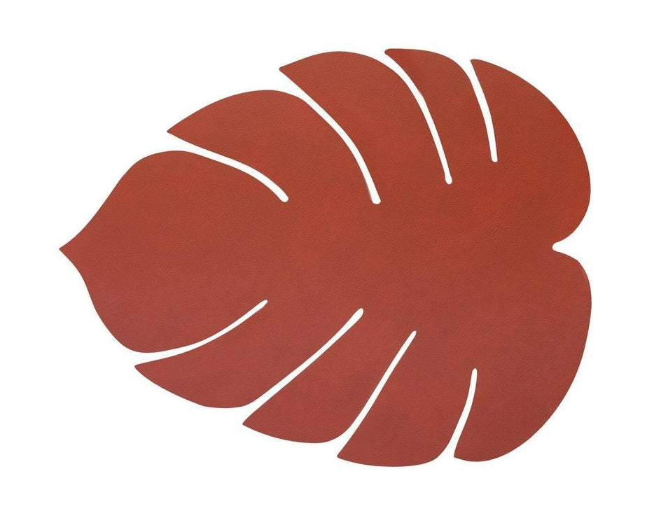 [product_category]-Lind Dna Leaf Placemat Nupo Leather L, Sienna-Lind DNA-5711905519928-990084-LIN-1