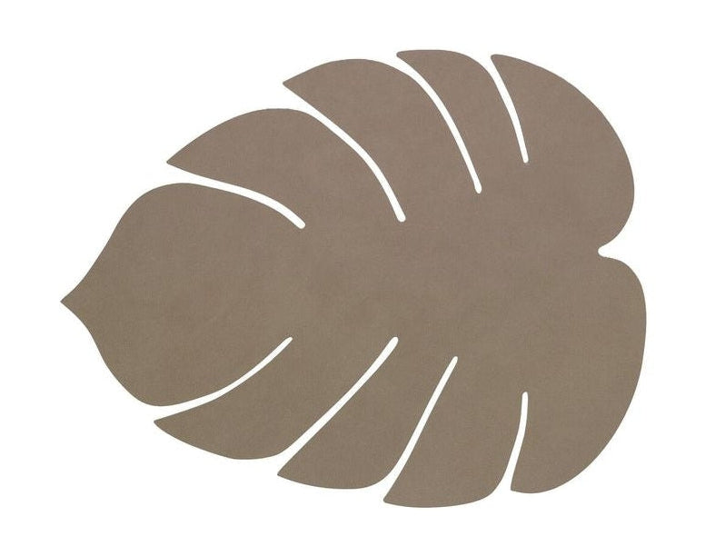 [product_category]-Lind Dna Leaf Placemat Nupo Leather S, Armygreen-Lind DNA-5711905518228-989960-LIN-1