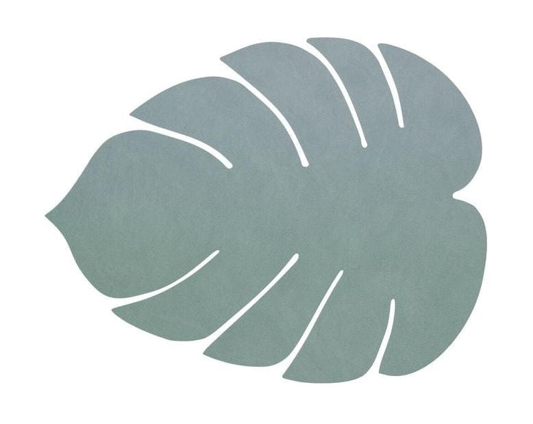 [product_category]-Lind Dna Leaf Placemat Nupo Leather S, Pastel Green-Lind DNA-5711905518198-989957-LIN-1