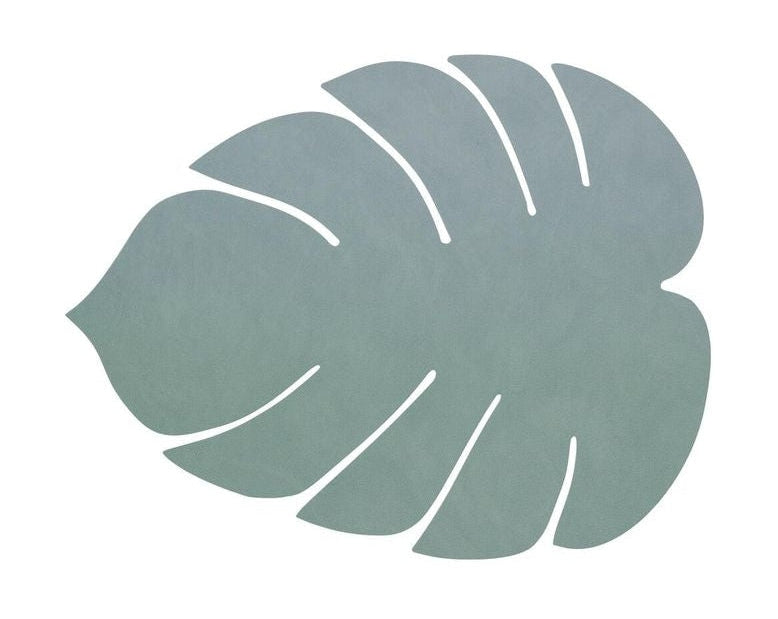 [product_category]-Lind Dna Leaf Placemat Nupo Leather S, Pastel Green-Lind DNA-5711905518198-989957-LIN-2