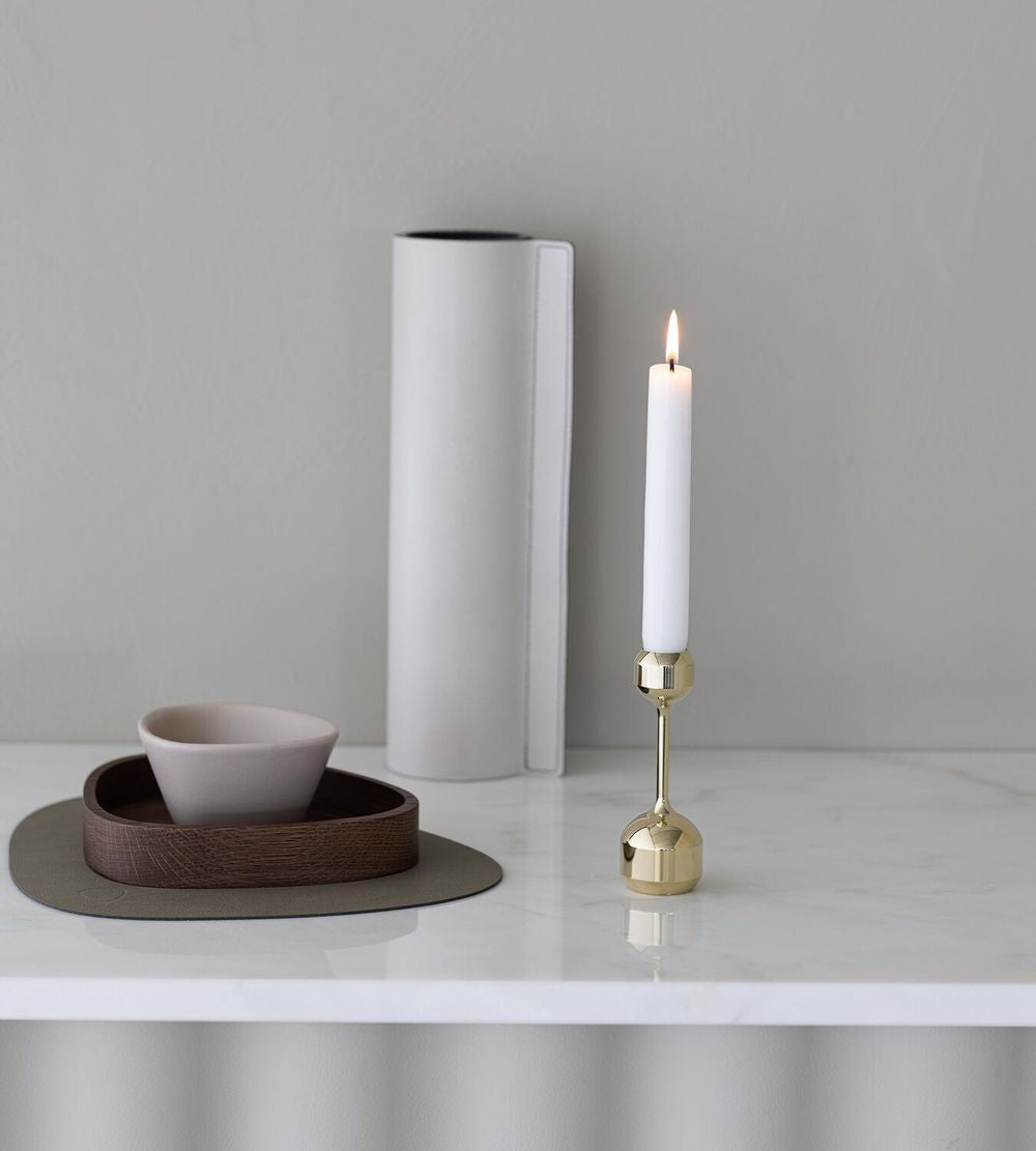 Lind DNA Silhouette 120 Candle Holder, guld