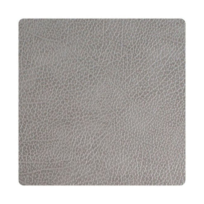 Lind DNA Square Glass Coaster Hippo Leather, Anthracite Grey