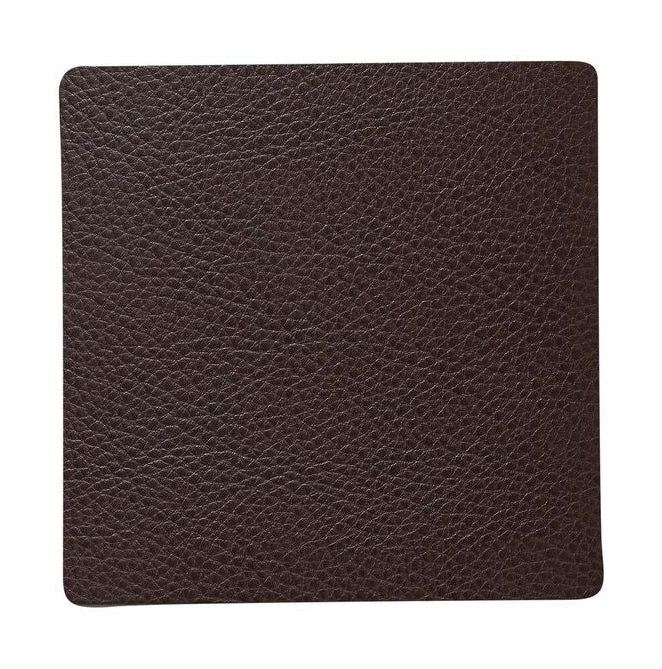 Lind ADN Square Glass Coaster Leather, Ha Sel