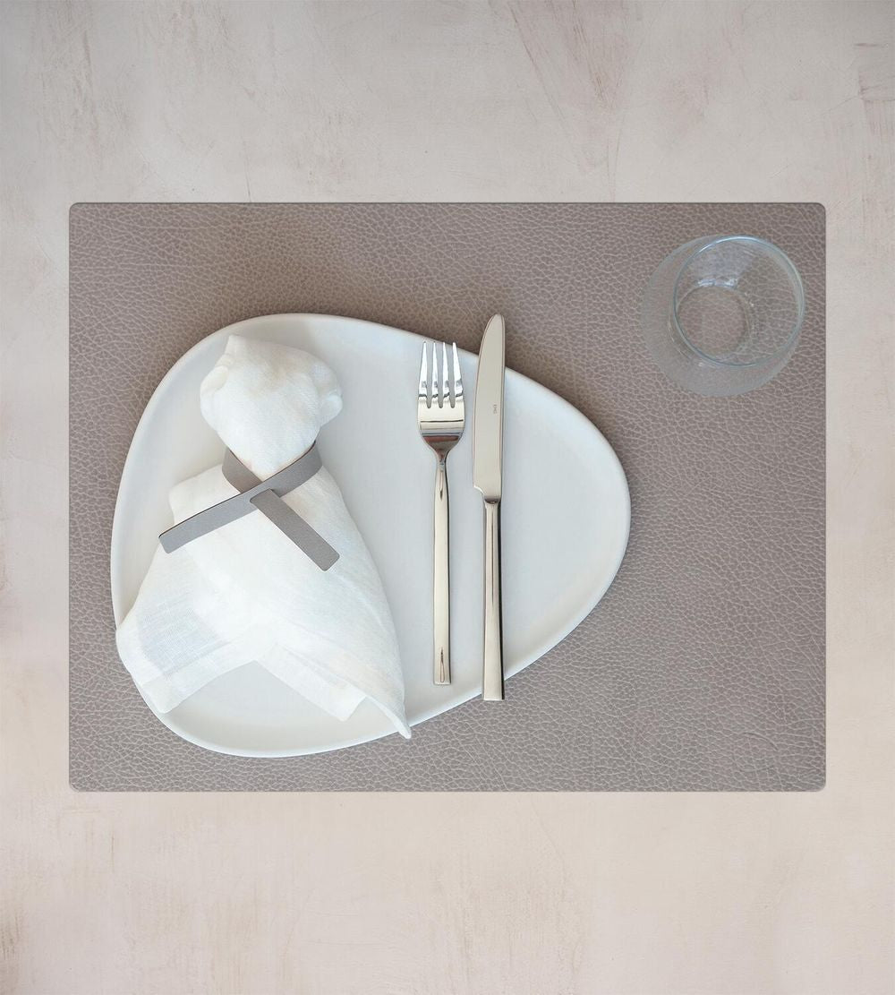 [product_category]-Lind Dna Square Placemat Hippo Leather L, White Grey-Lind DNA-5711590992181-98935-LIN-2