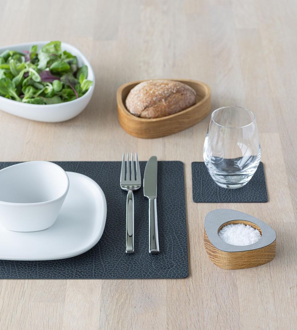 [product_category]-Lind Dna Square Placemat Hippo Leather M, Black Anthracite-Lind DNA-5711590999678-991582-LIN-3