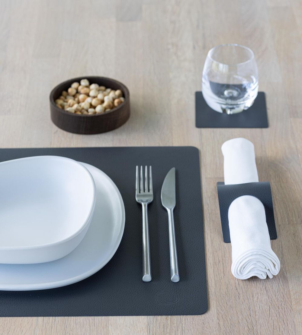 [product_category]-Lind Dna Square Placemat Serene Leather L, Anthracite-Lind DNA-5711590996622-991486-LIN-4