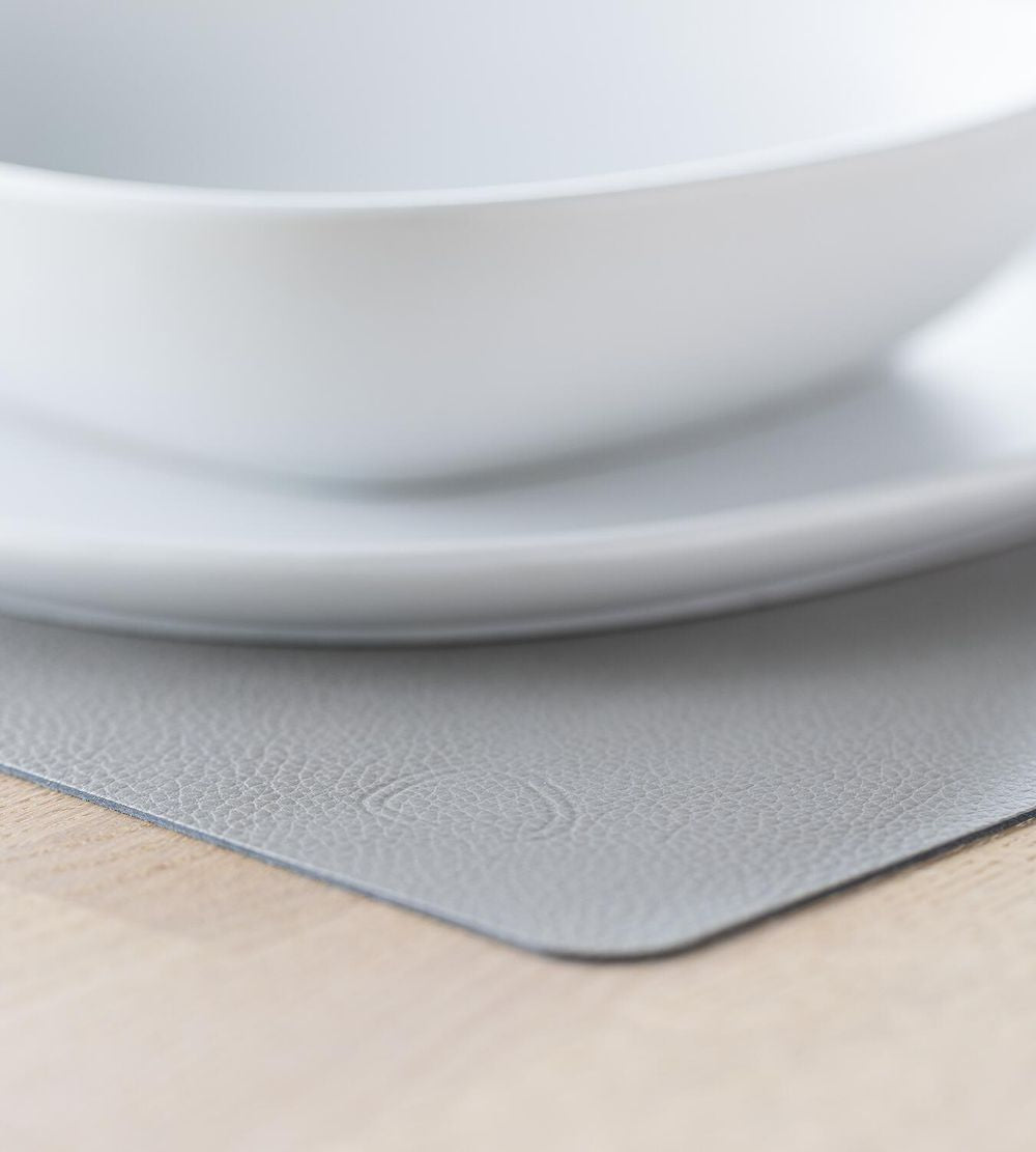 [product_category]-Lind Dna Square Placemat Serene Leather L, Ash Grey-Lind DNA-5711590996608-991484-LIN-3