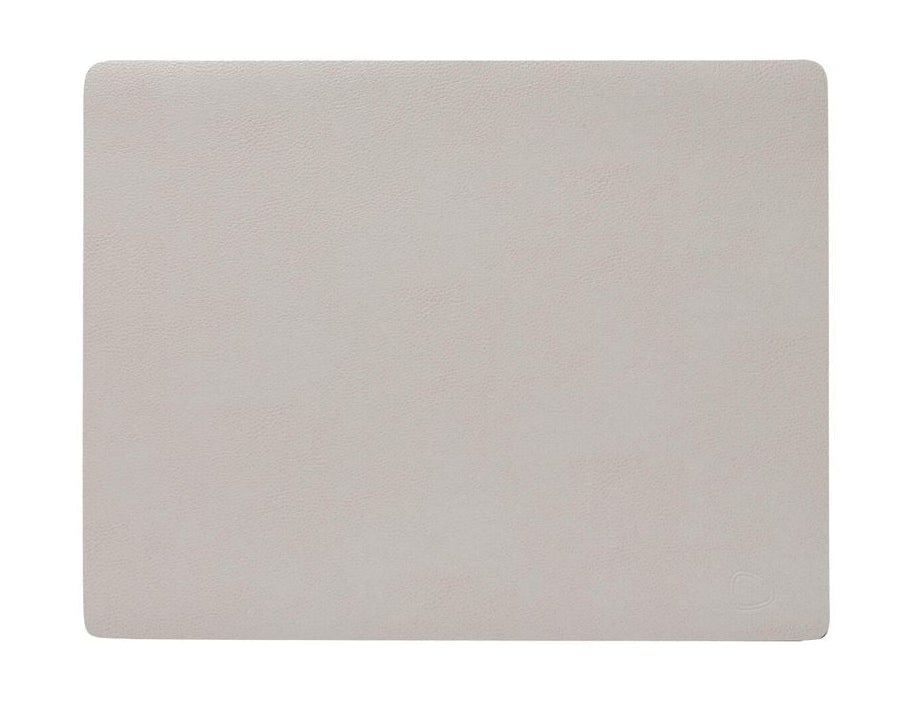 Lind Dna Square Placemat Serene Leather L, Cream