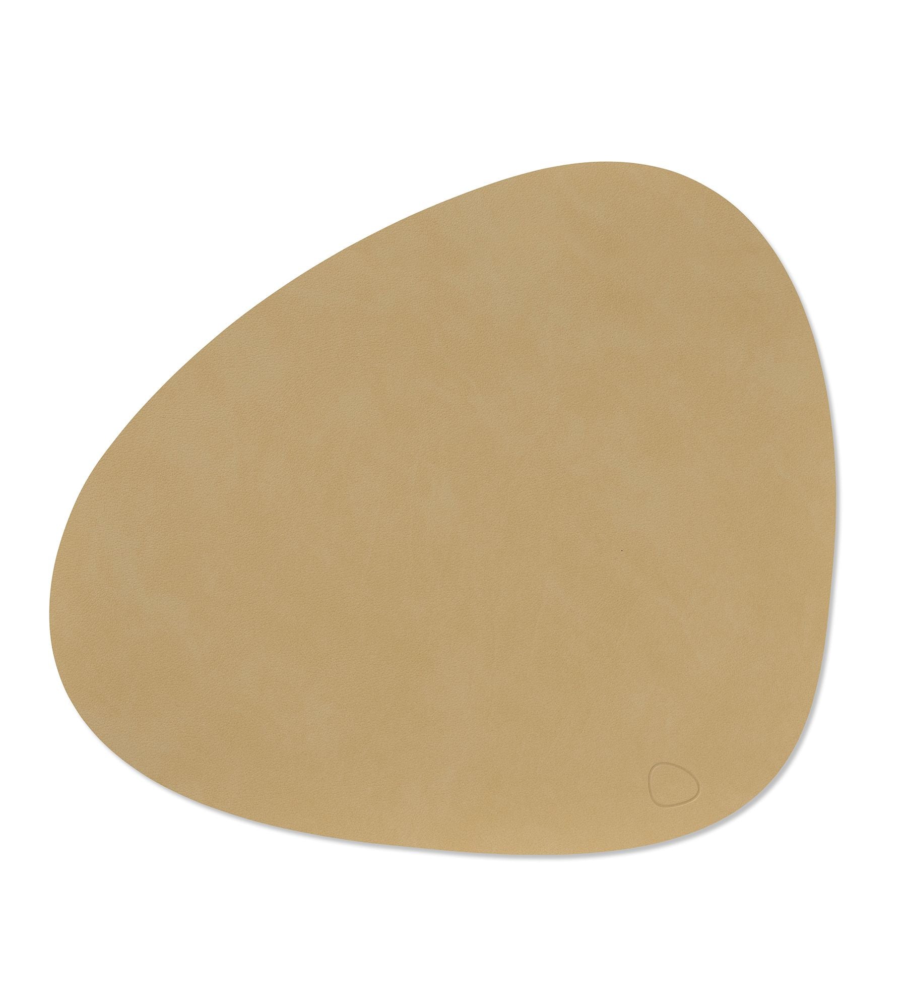 [product_category]-Lind Dna Table Mat Curve Large, Khaki-Lind DNA-5740020106362-992085-LIN-1