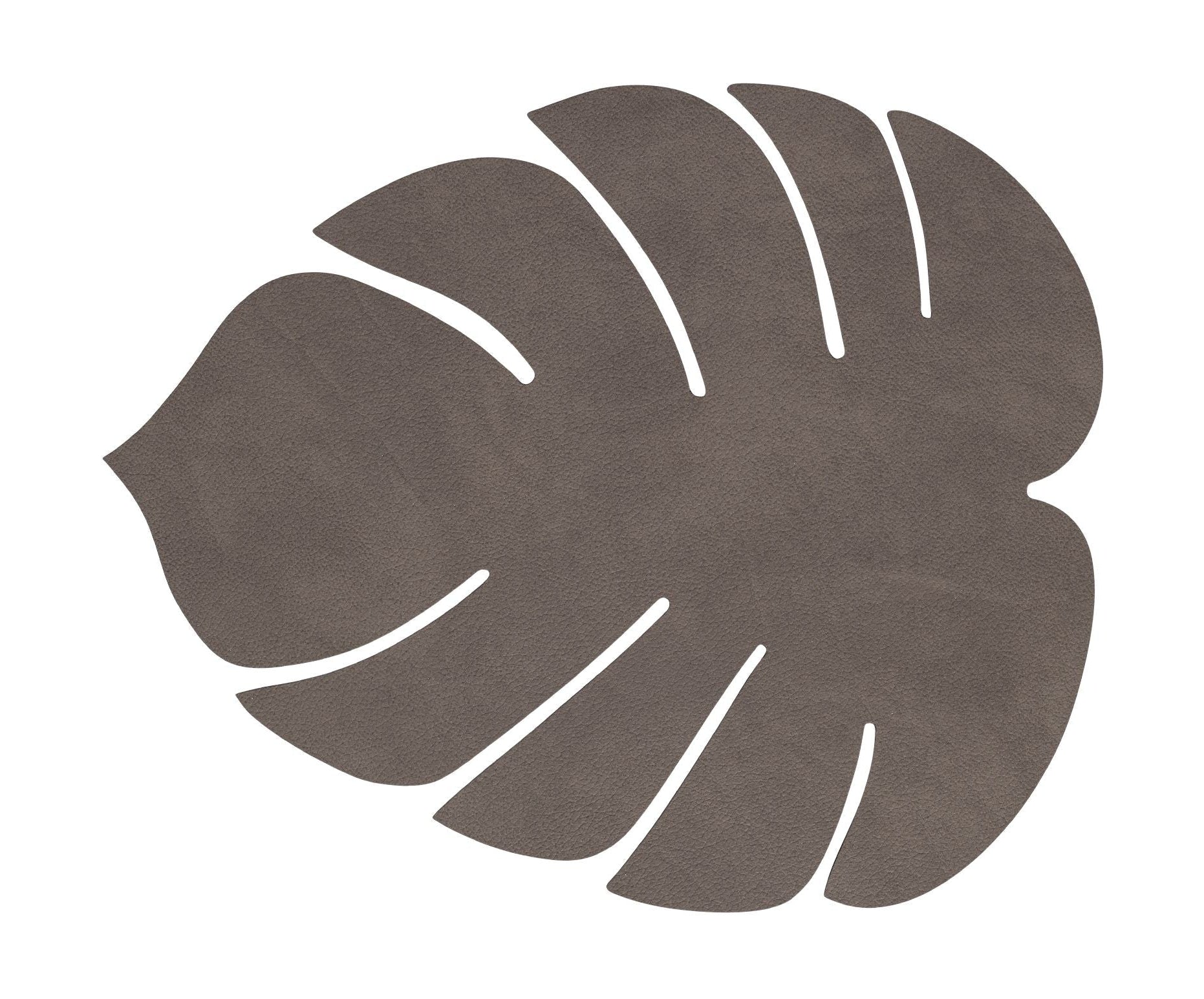 Lind ADN Table Mat Monstera Leaf S, Caviar