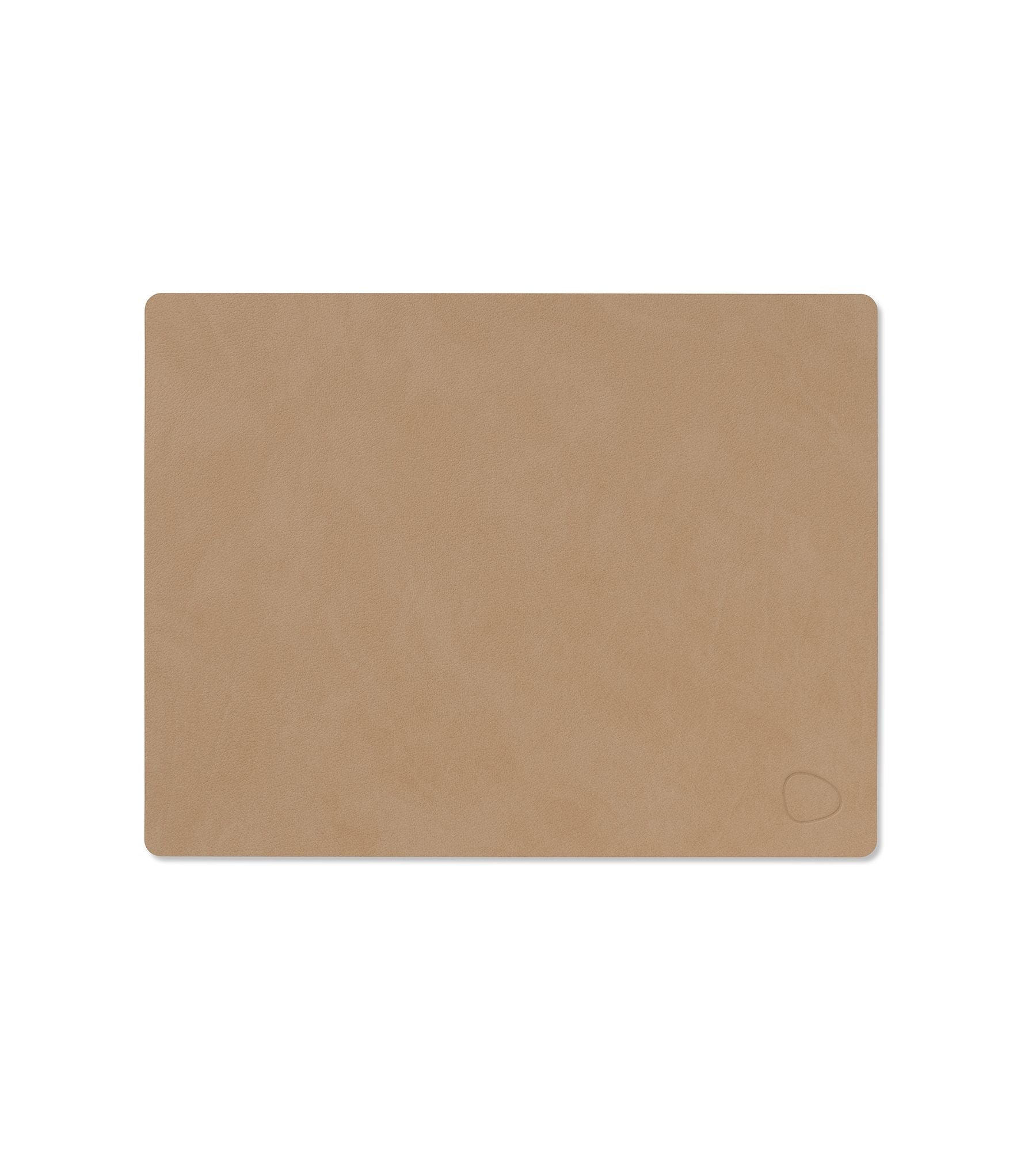 [product_category]-Lind Dna Table Mat Square Medium, Nougat-Lind DNA-5740020106089-992057-LIN-1