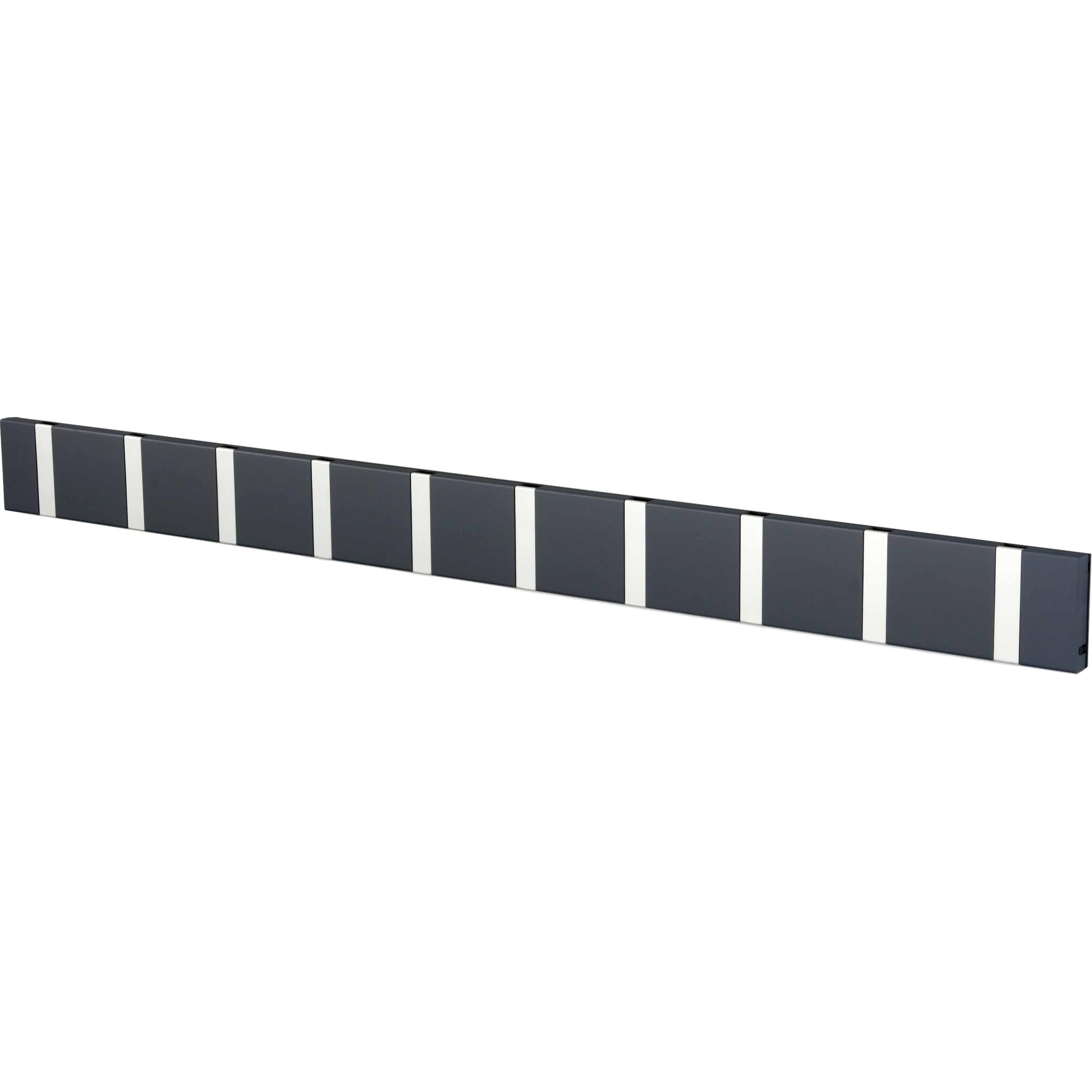 Loca Knax Horizontal Coat Rack 10 ganchos, antracita/gris