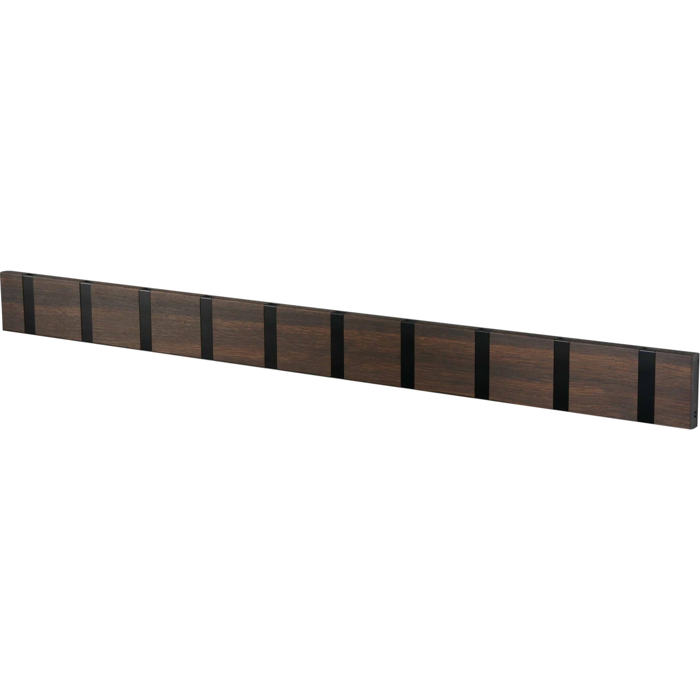 LOCA KNAX RACK HORIZONTAL RACK 10 GANHOS, OAK TABAC/BLACK