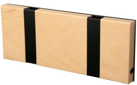 LOCA KNAX RACK HORIZONTAL RACK 2 GAYS, SOAPE DE BEECH/BLACK