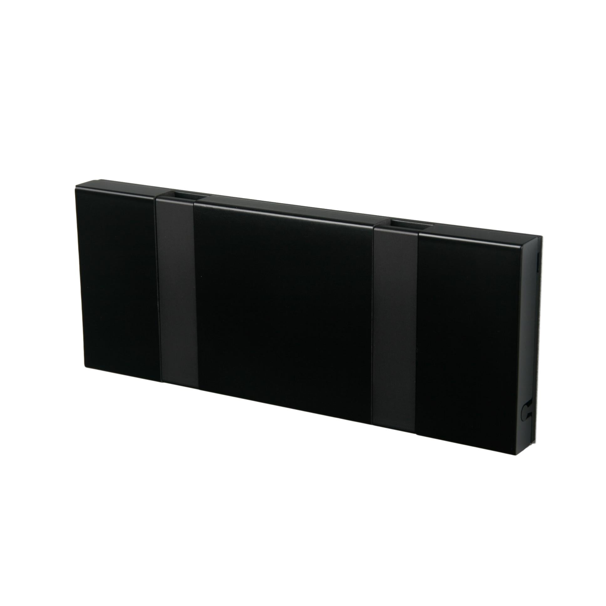 Loca Knax Horizontal Coat Rack 2 ganchos, negro/negro