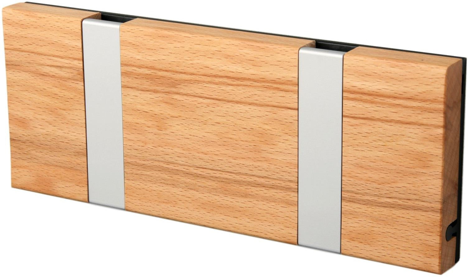 Loca Knax Horizontal Coat Rack 2 ganchos, Beech/Gray Core