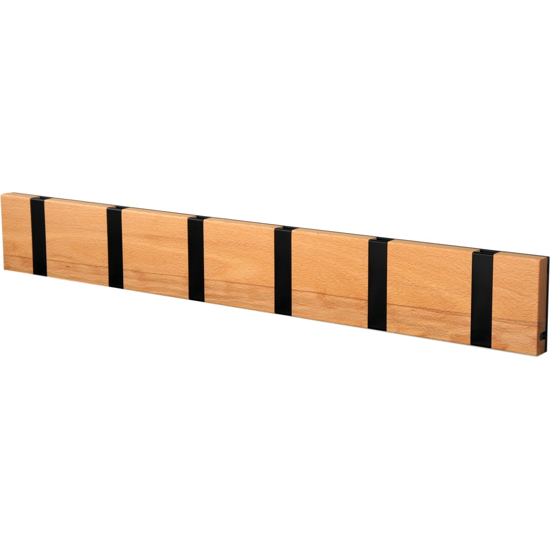 LOCA KNAX RACK HORIZONTAL RACK 6 GANHOS, CORE BEECH/BLACK