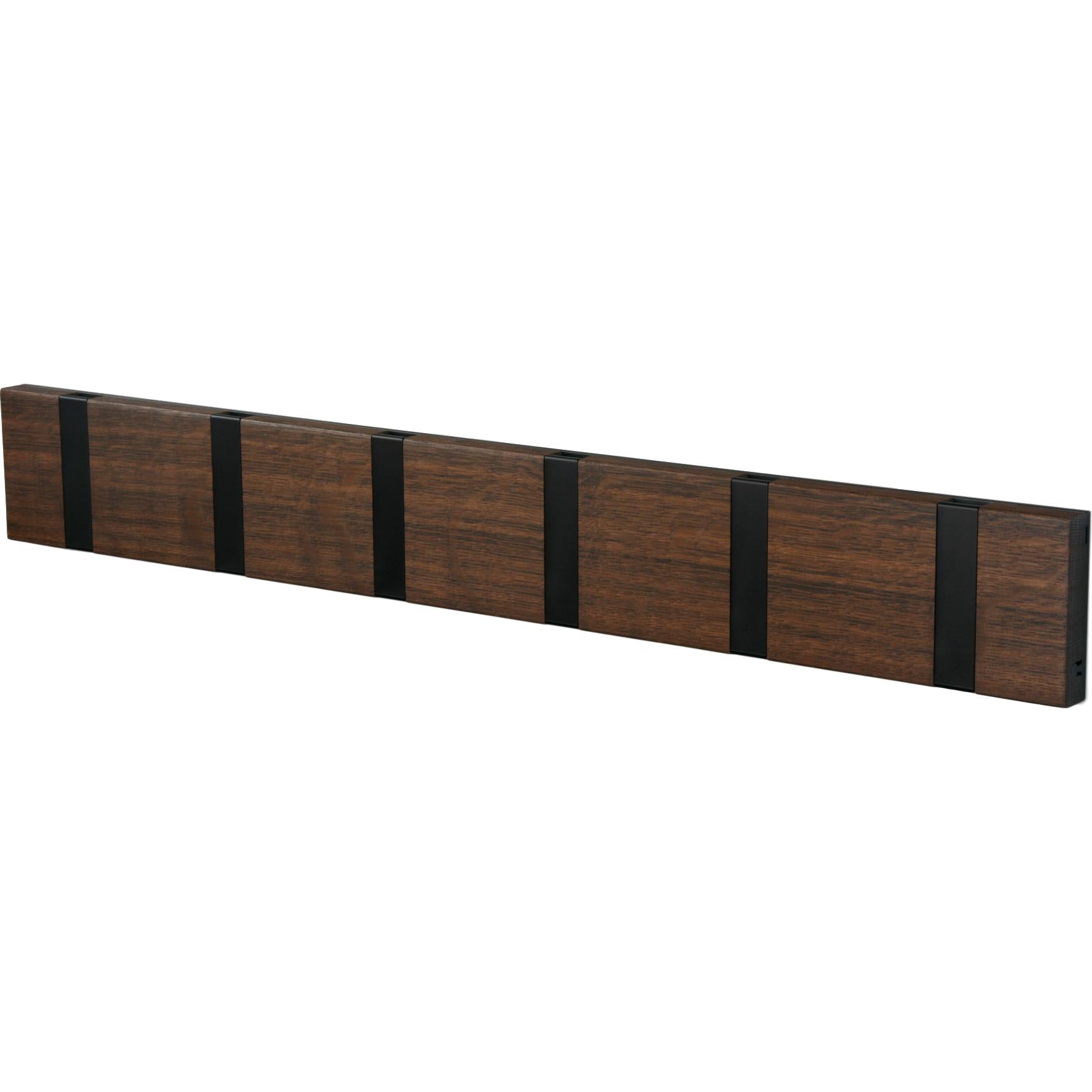 LOCA KNAX RACK HORIZONTAL RACK 6 GANHOS, OAK TABAC/BLACK