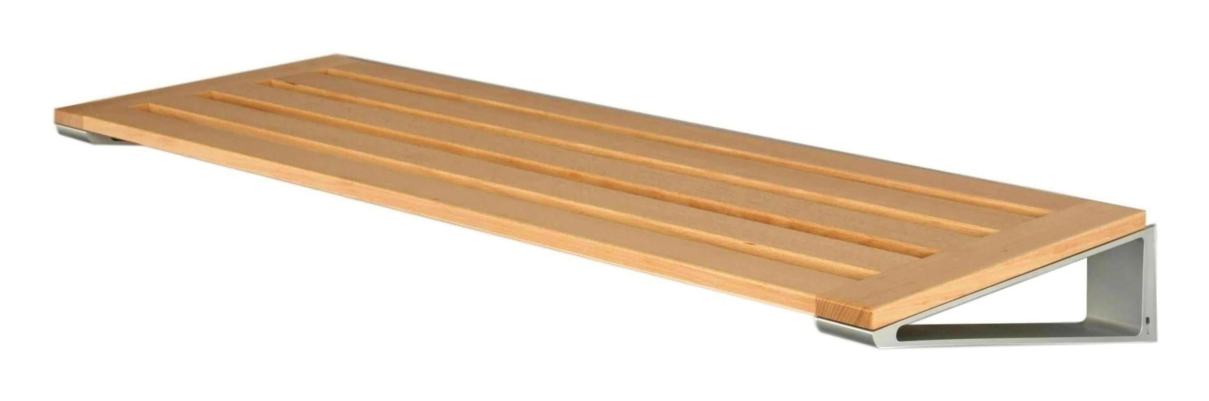 Loca Knax Schuhständer 60 cm, Buche/Aluminium