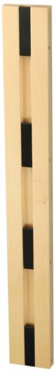 LOCA KNAX RACTA VERTICAL, Maple Sabed/Black